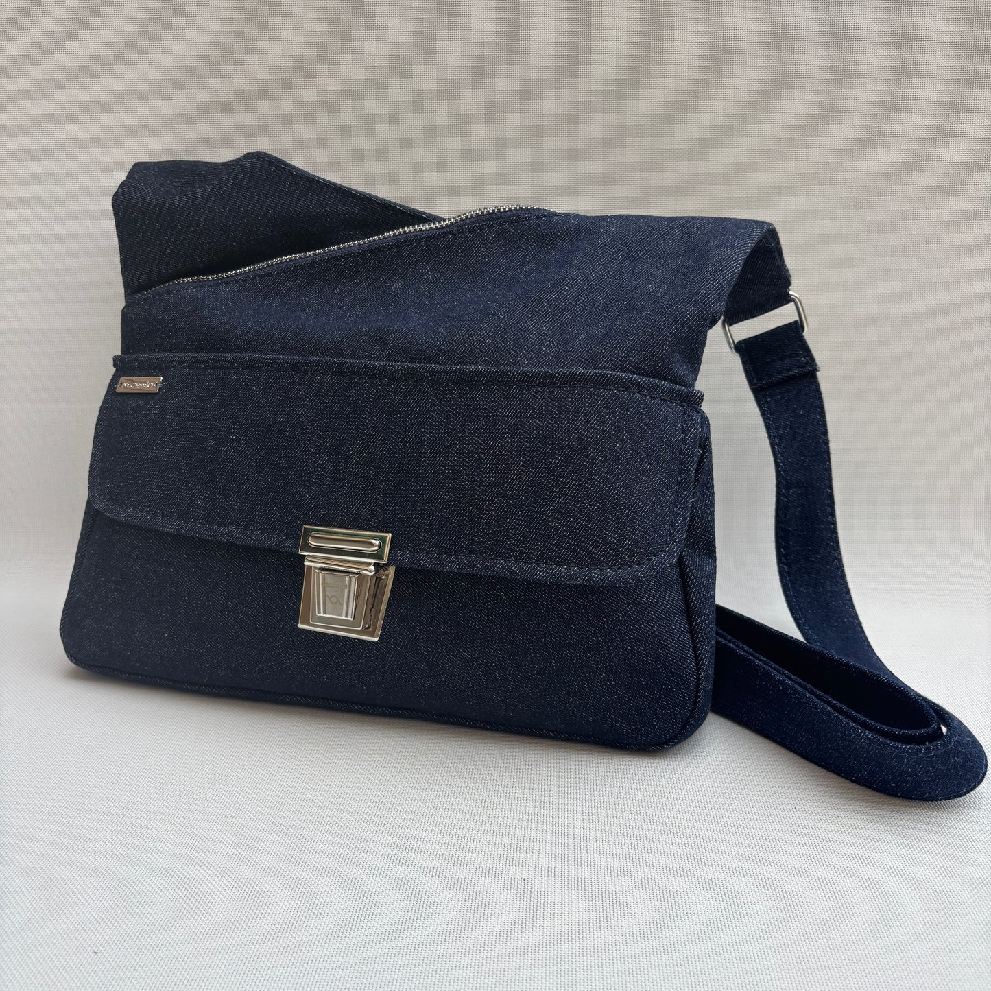 Bolso Bandolera Súper Caomka "Autumn Blue Jeans" · Pieza Exclusiva Núm. 17970