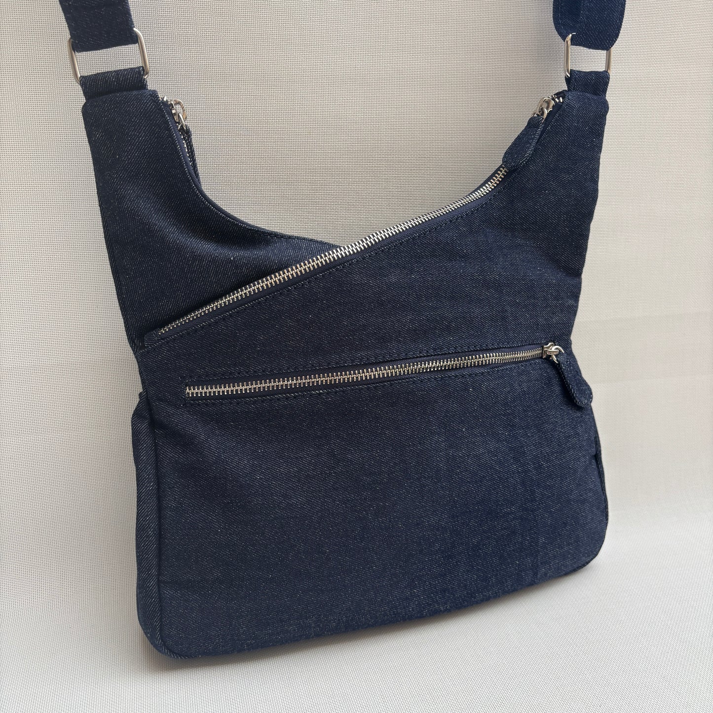Bolso Bandolera Súper Caomka "Autumn Blue Jeans" · Pieza Exclusiva Núm. 17970