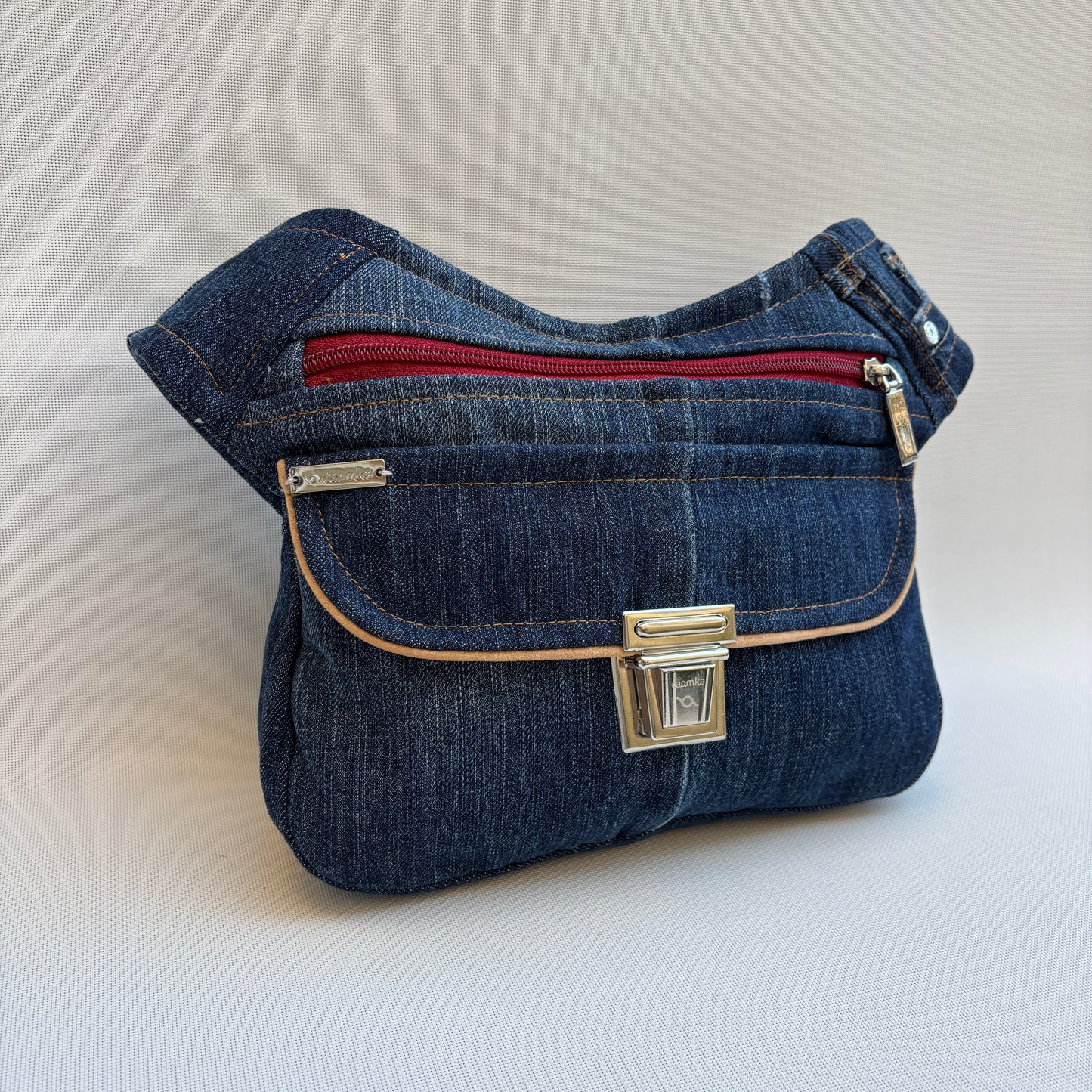 Special Top ♻️ Jeans Recycled ♻️ + Bolsillo trasero · Pieza Única Núm. 16406