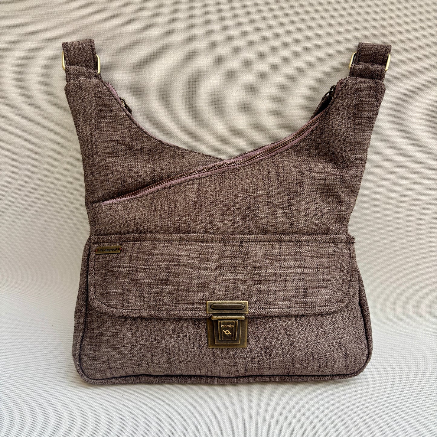 Bolso Bandolera Súper Caomka "Autumn Brown" · Pieza Exclusiva Núm. 17971