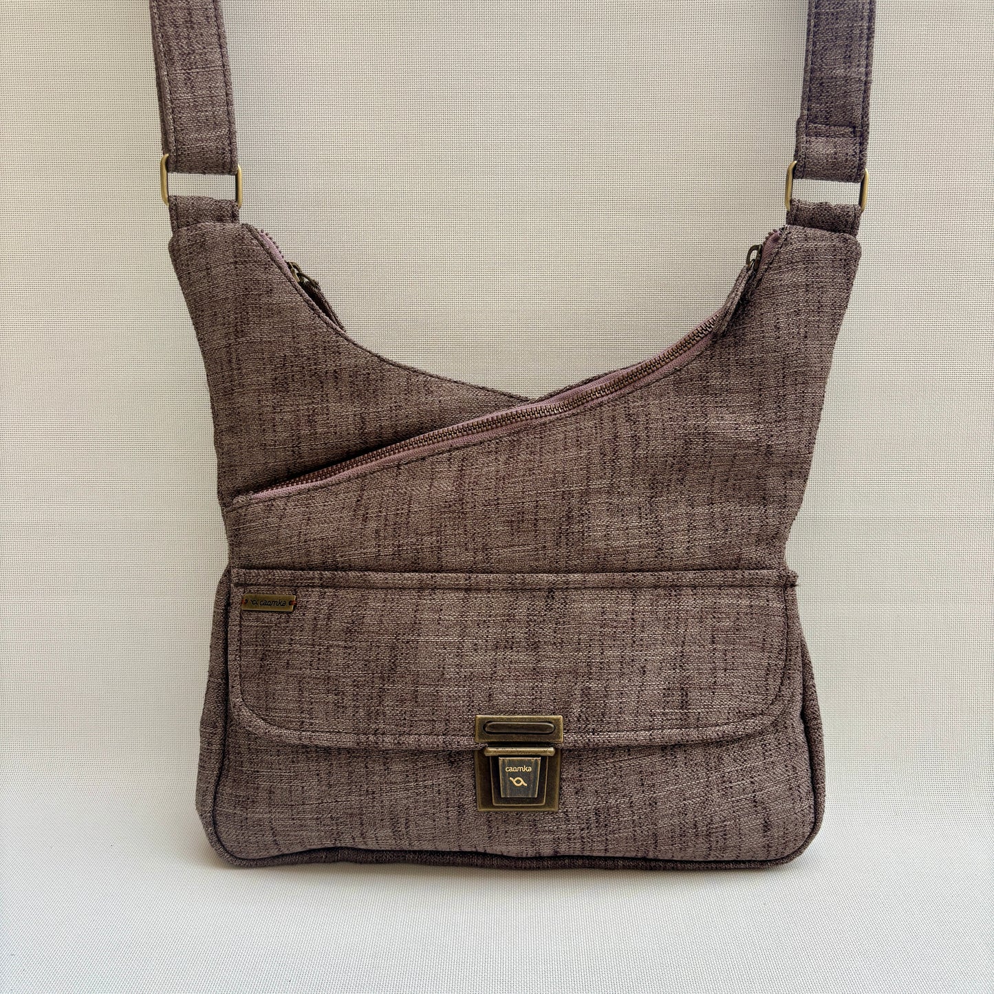Bolso Bandolera Súper Caomka "Autumn Brown" · Pieza Exclusiva Núm. 17971
