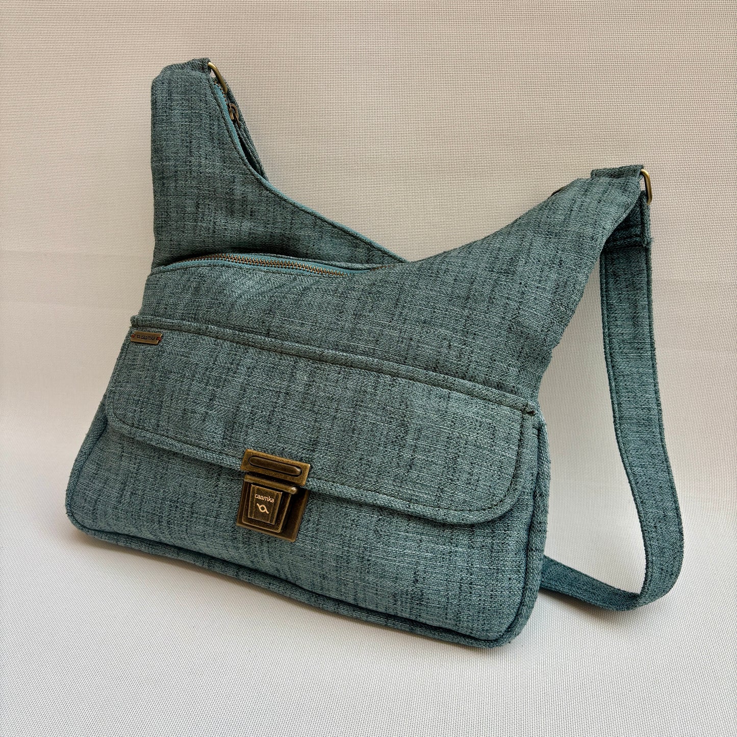 Bolso Bandolera Súper Caomka "Autumn Green" · Pieza Exclusiva Núm. 17965