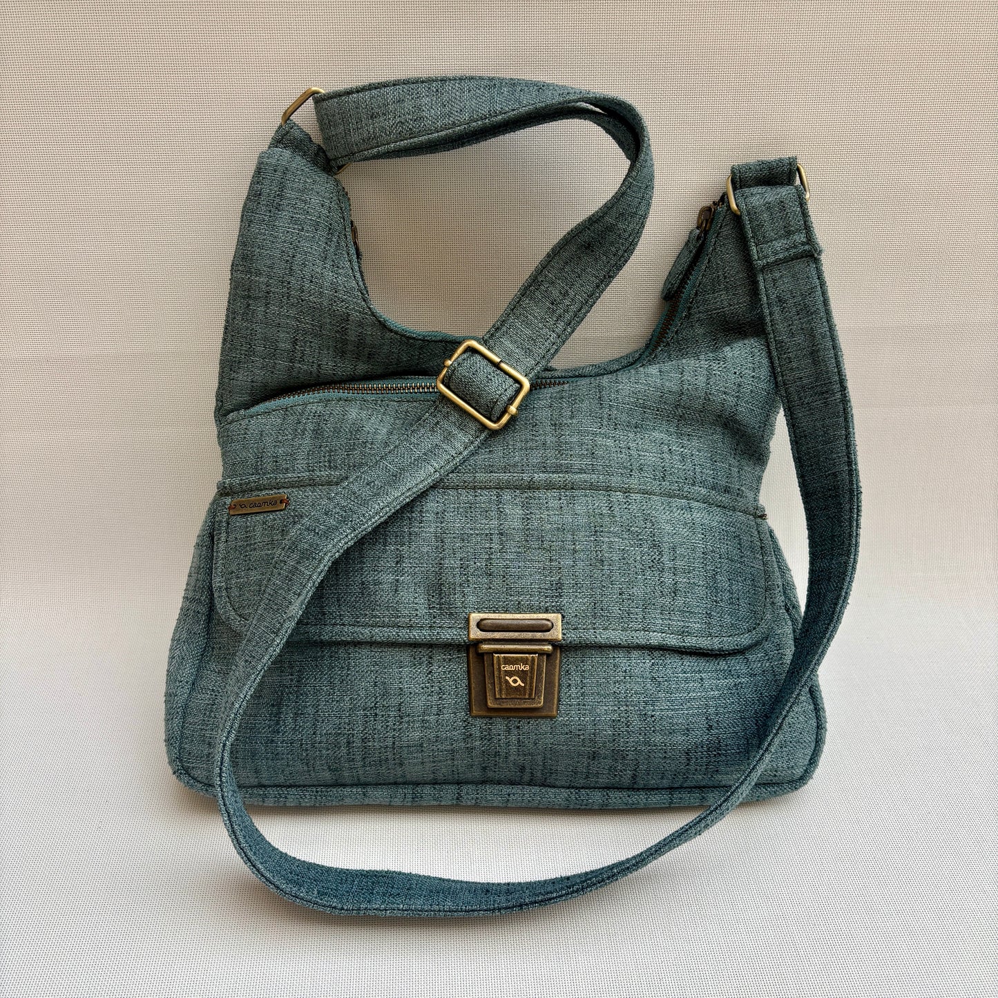 Bolso Bandolera Súper Caomka "Autumn Green" · Pieza Exclusiva Núm. 17965