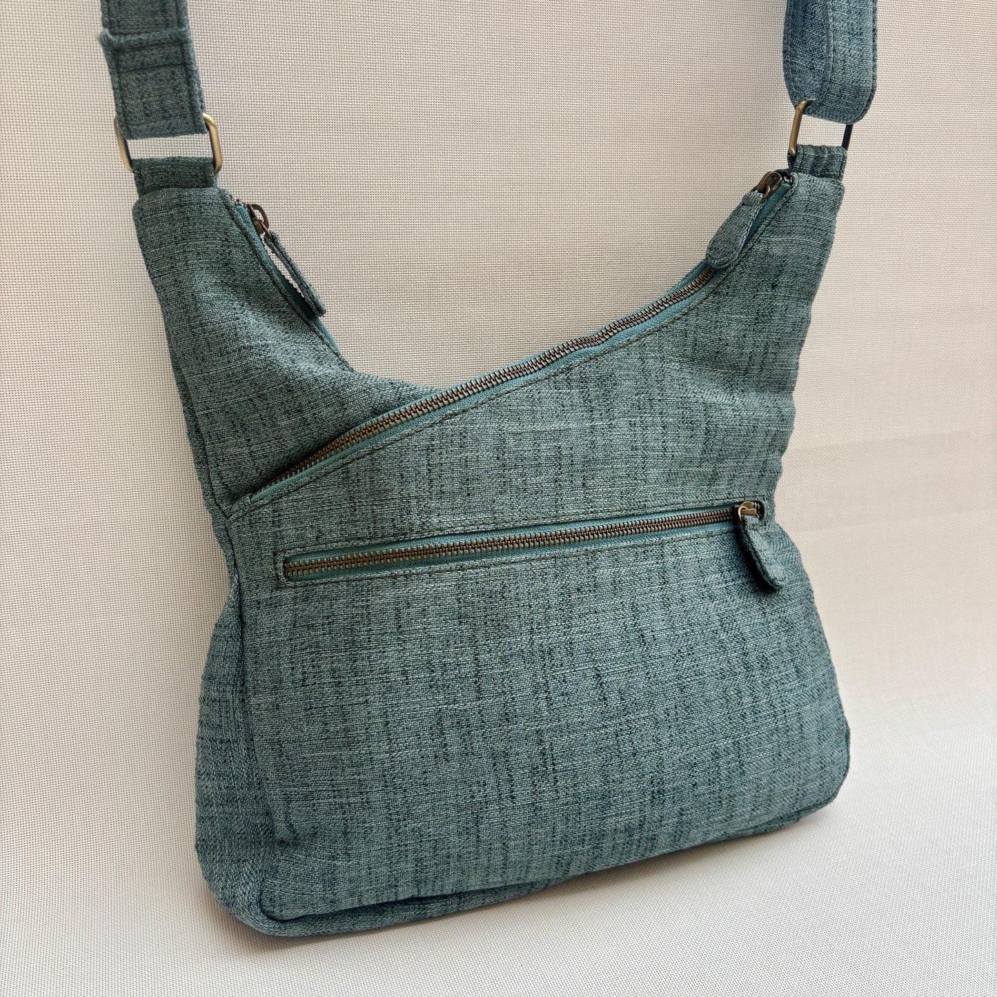 Bolso Bandolera Súper Caomka "Autumn Green" · Pieza Exclusiva Núm. 17965