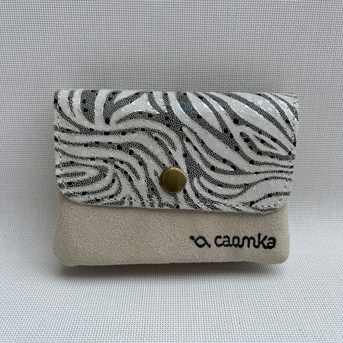 Monedero Sweet Caomka "Fantasy White" · Piel - Cuero · Pieza Exclusiva Núm. 15475