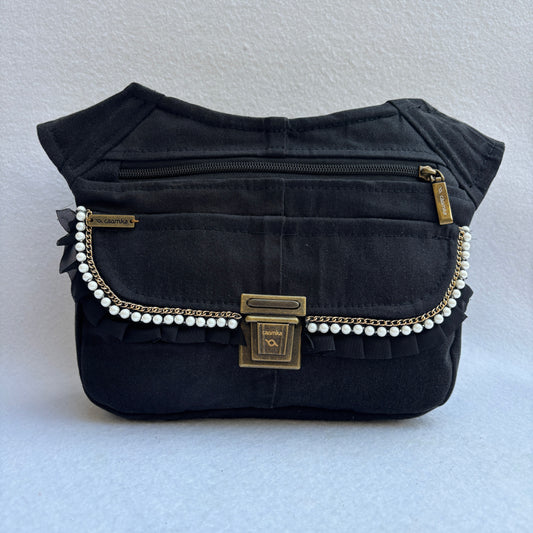 Riñonera Original "Jeans Elegant Top" ♻️ Jeans Recycled ♻️ · Pieza Única Núm. 19540