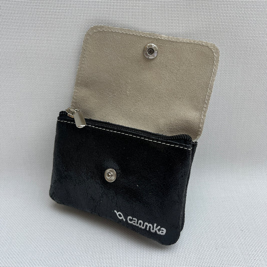 Monedero Sweet Caomka "Fantasy Black" · Piel - Cuero · Pieza Exclusiva Núm. 15477
