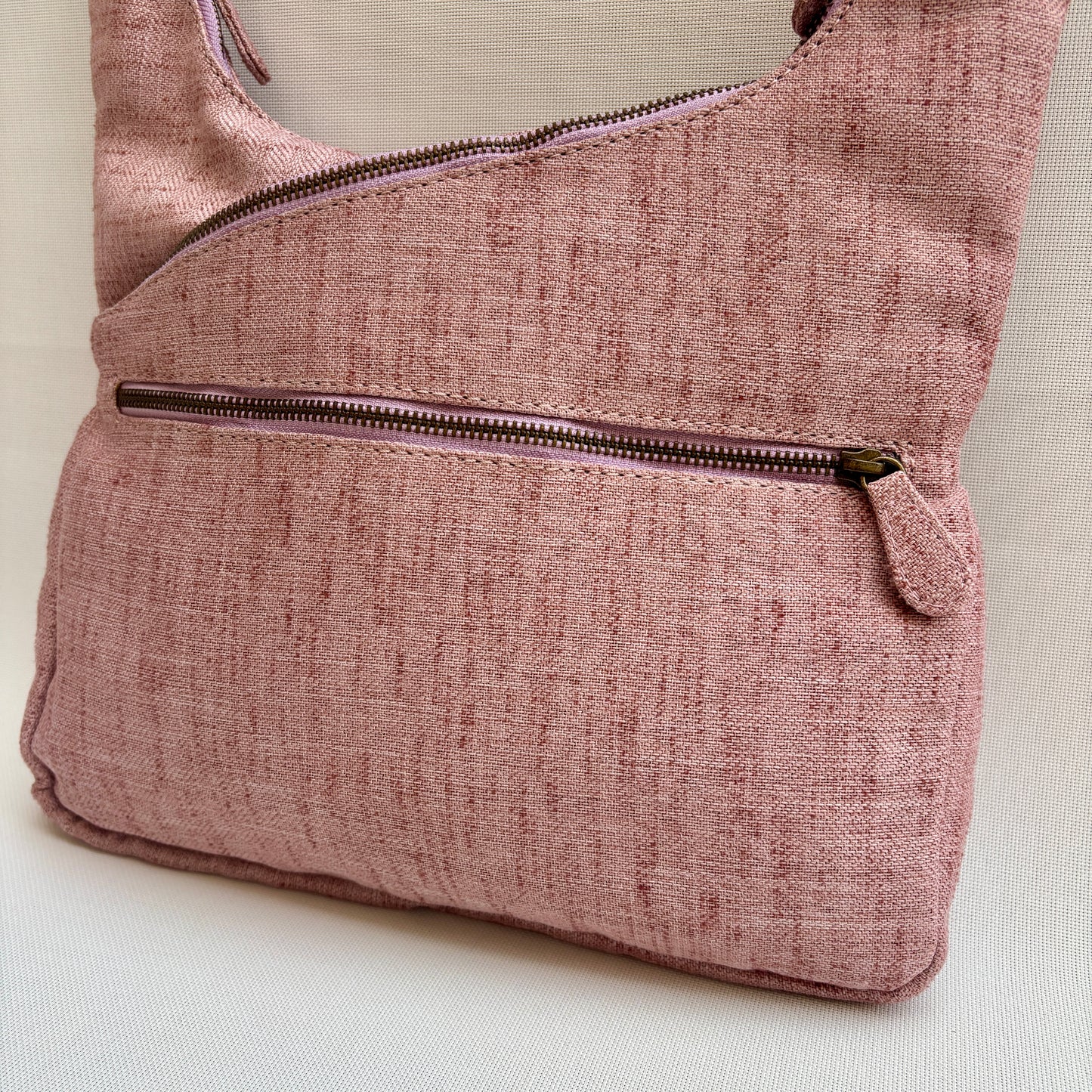 Bolso Bandolera Súper Caomka "Autumn Pink" · Pieza Exclusiva Núm. 17966