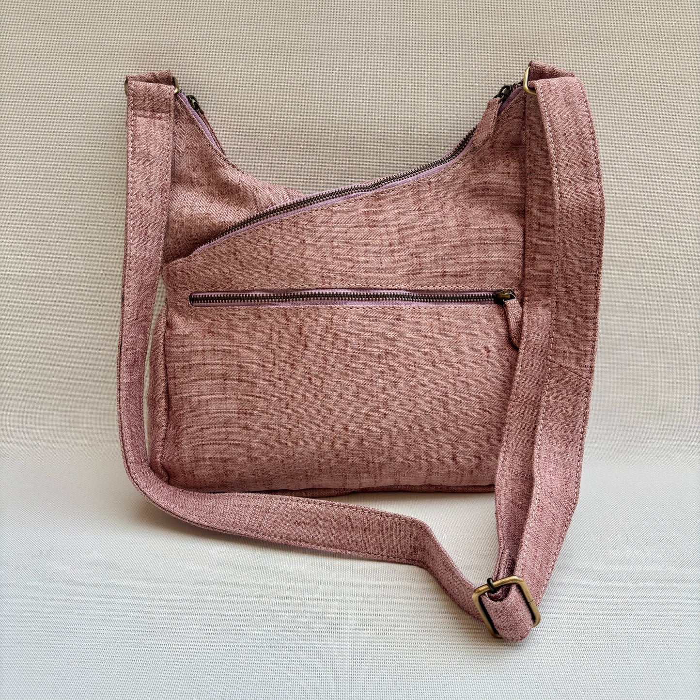 Bolso Bandolera Súper Caomka "Autumn Pink" · Pieza Exclusiva Núm. 17966
