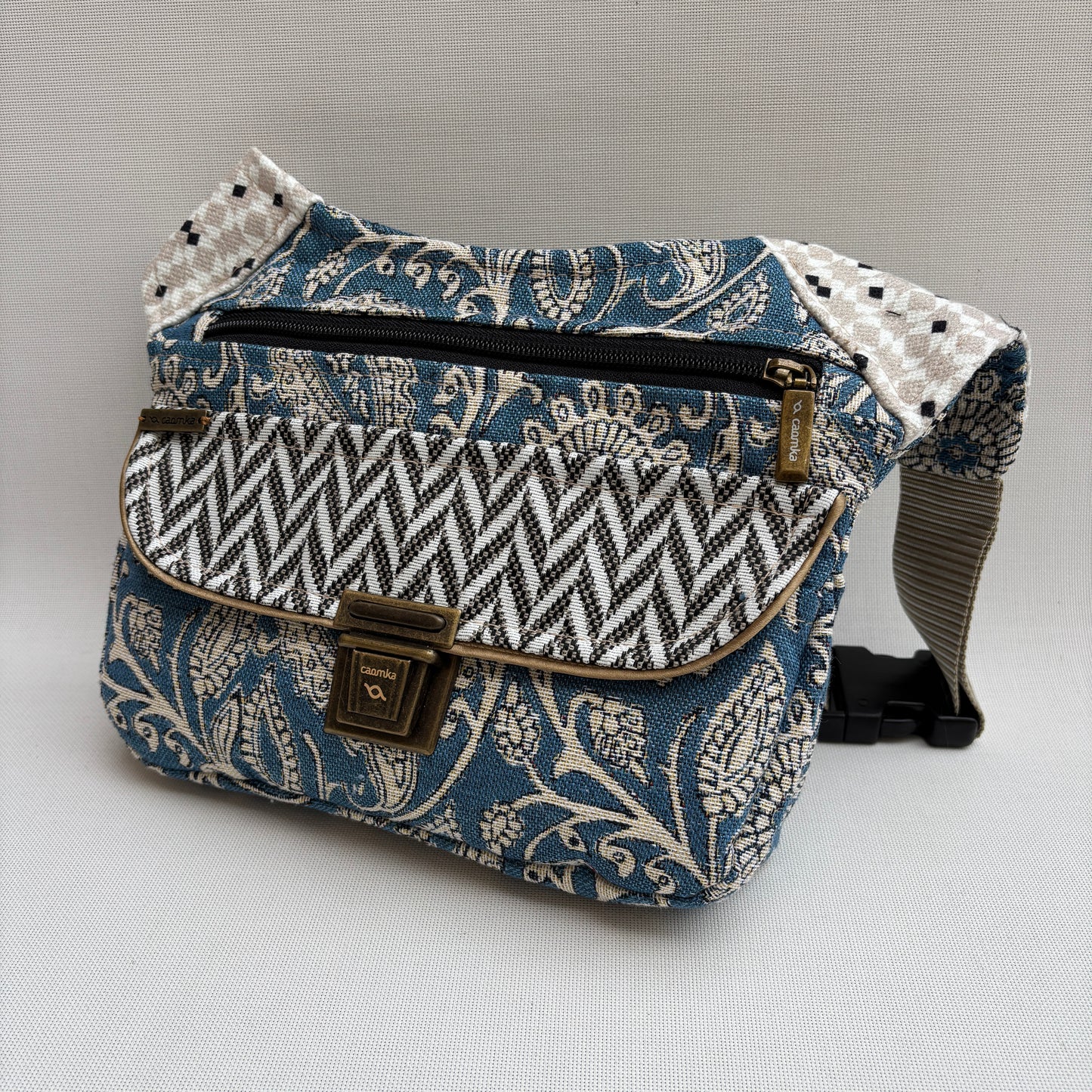 Riñonera "Special Geometric Top" + Bolsillo trasero · Pieza Única Núm. 18691
