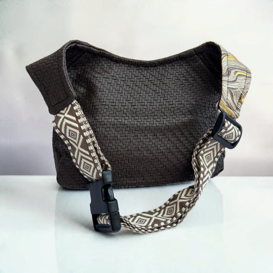 Riñonera Original "Special Brown Elegant Top" · Polipiel · Pieza Única Núm. 19621