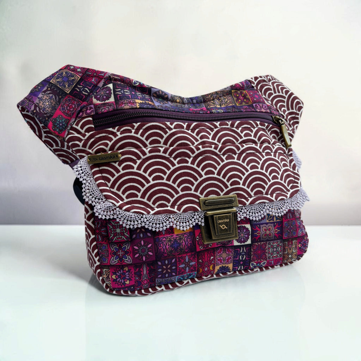 Riñonera Original "Special Patchwork" + Bolsillo trasero · Pieza Única Núm. 19622