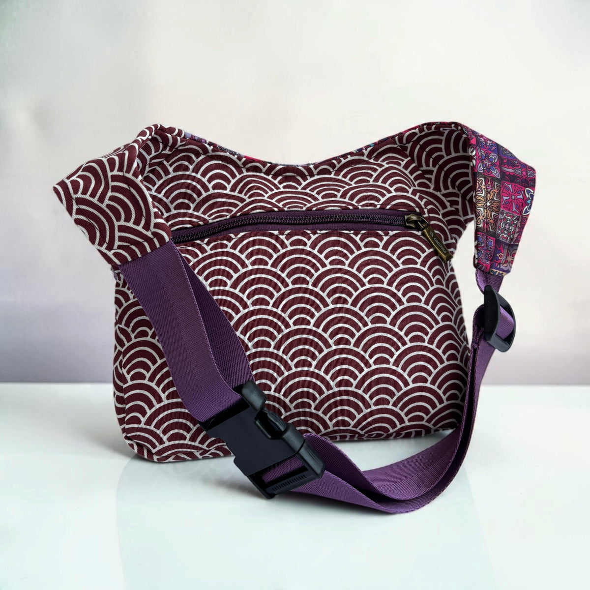 Riñonera Original "Special Patchwork" + Bolsillo trasero · Pieza Única Núm. 19622