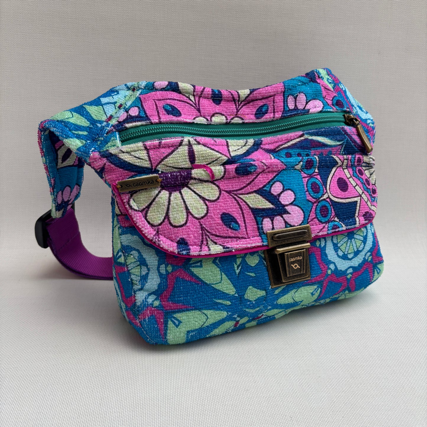 Riñonera "Spring Good Vibes III" + Bolsillo trasero · Pieza Única Núm. 17241