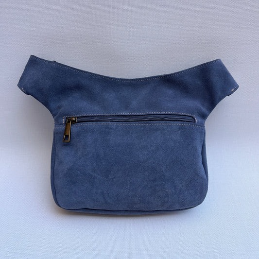 Riñonera PREMIUM Blue Jeans · Piel Serraje · Pieza Única Núm. 15532