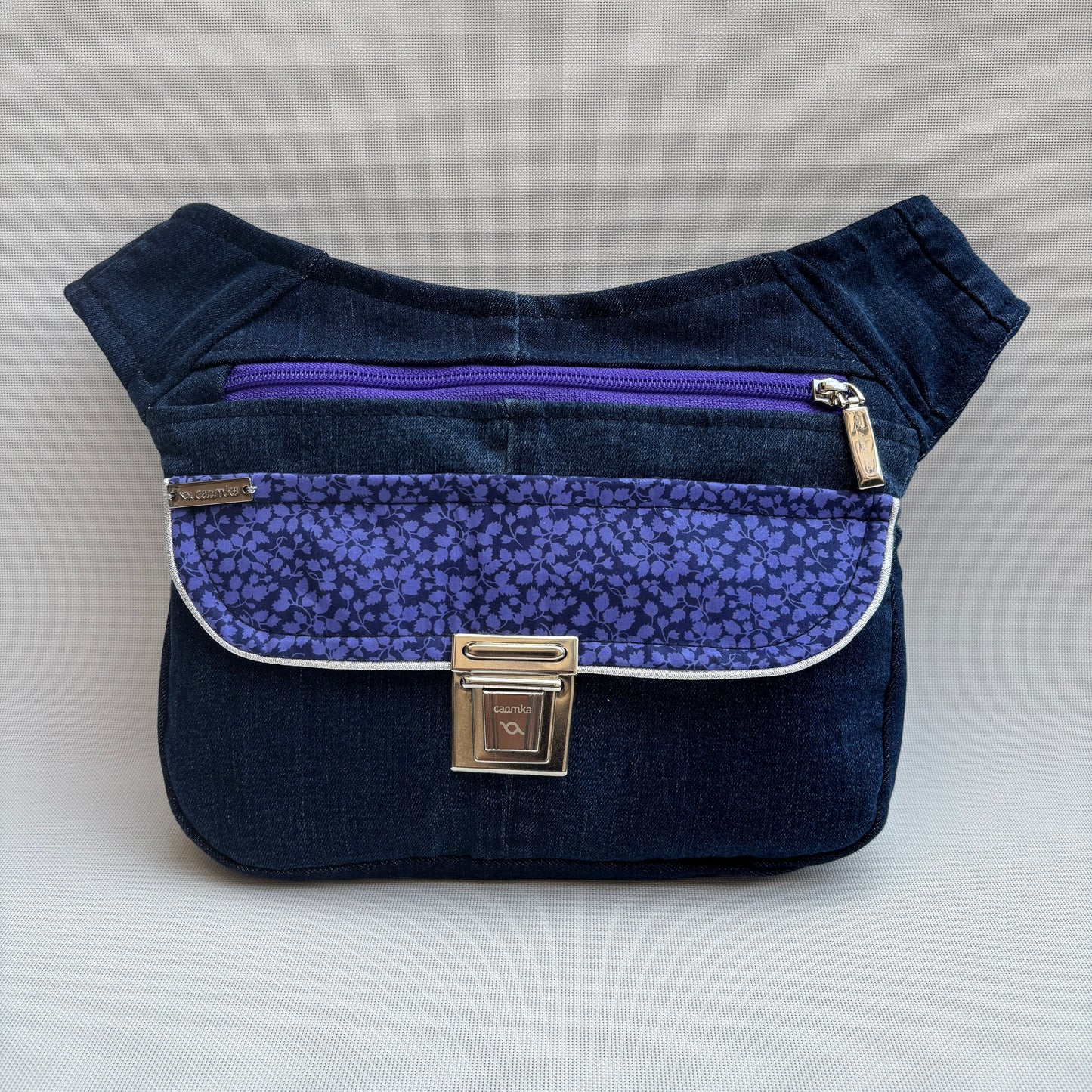 Riñonera "Special ♻️ Jeans Recycled ♻️  + Bolsillo trasero con cremallera · Pieza Única Núm. 18004