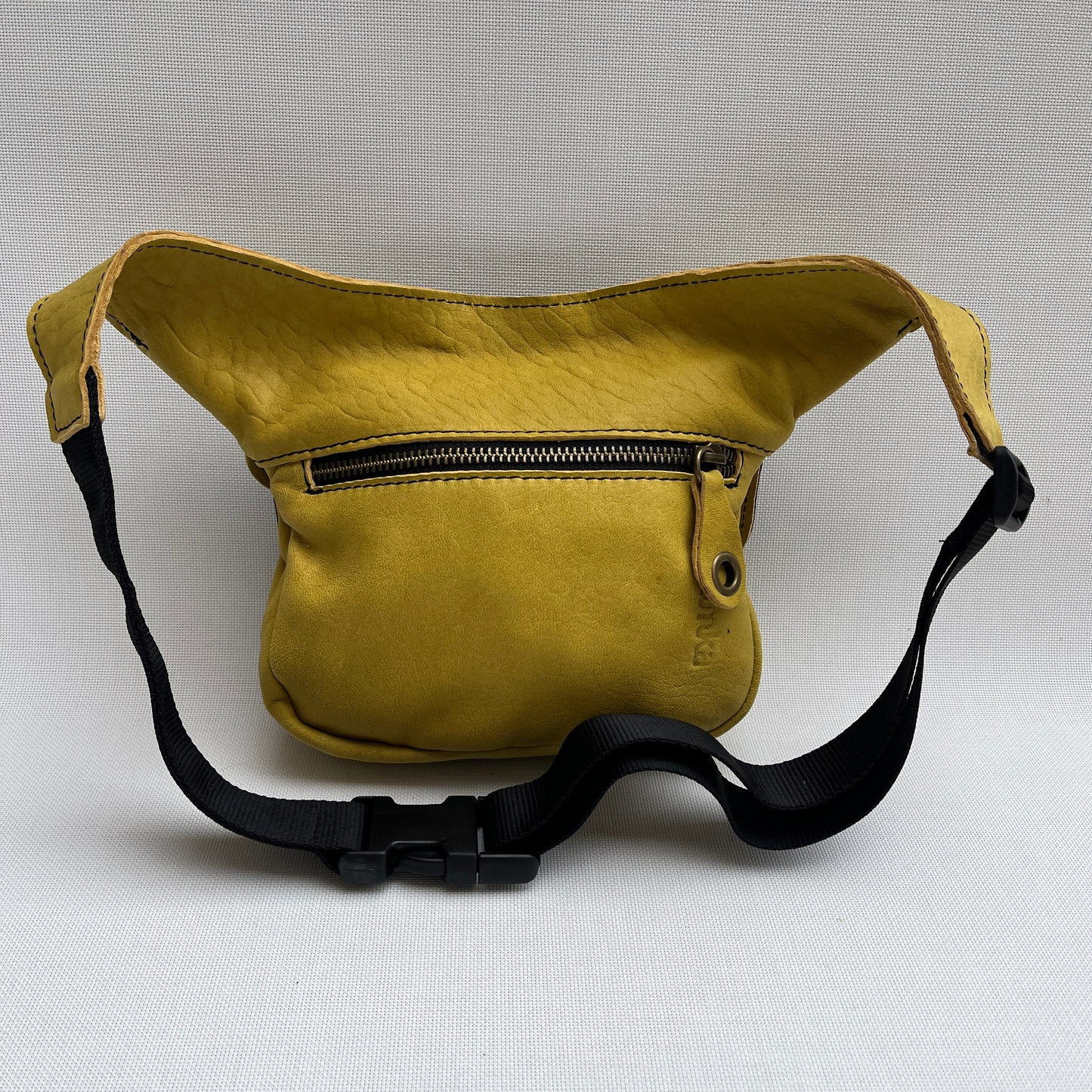 Mini Special Mustard & Old Gold · Piel natural BioCuir® · Pieza Única Núm. 13895