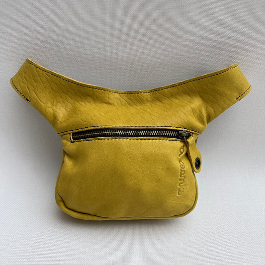 Mini Special Mustard & Old Gold · Piel natural BioCuir® · Pieza Única Núm. 13895