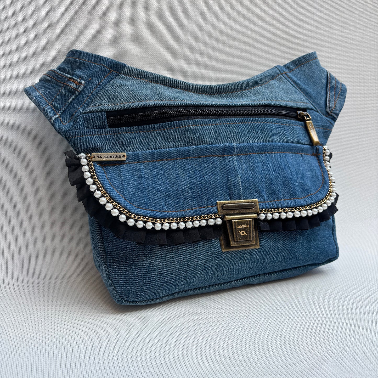 ♻️ Jeans Recycled ♻️ Unique Piece No. 11935