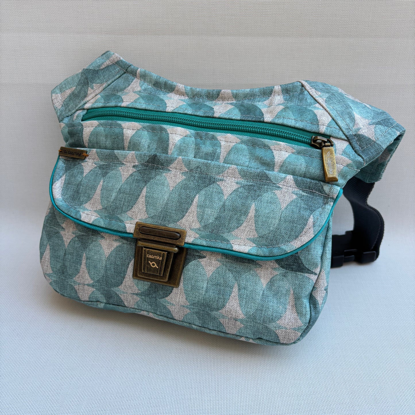 Riñonera "Special Blue Sea" + Bolsillo trasero · Impermeable ·Pieza Única Núm. 18764