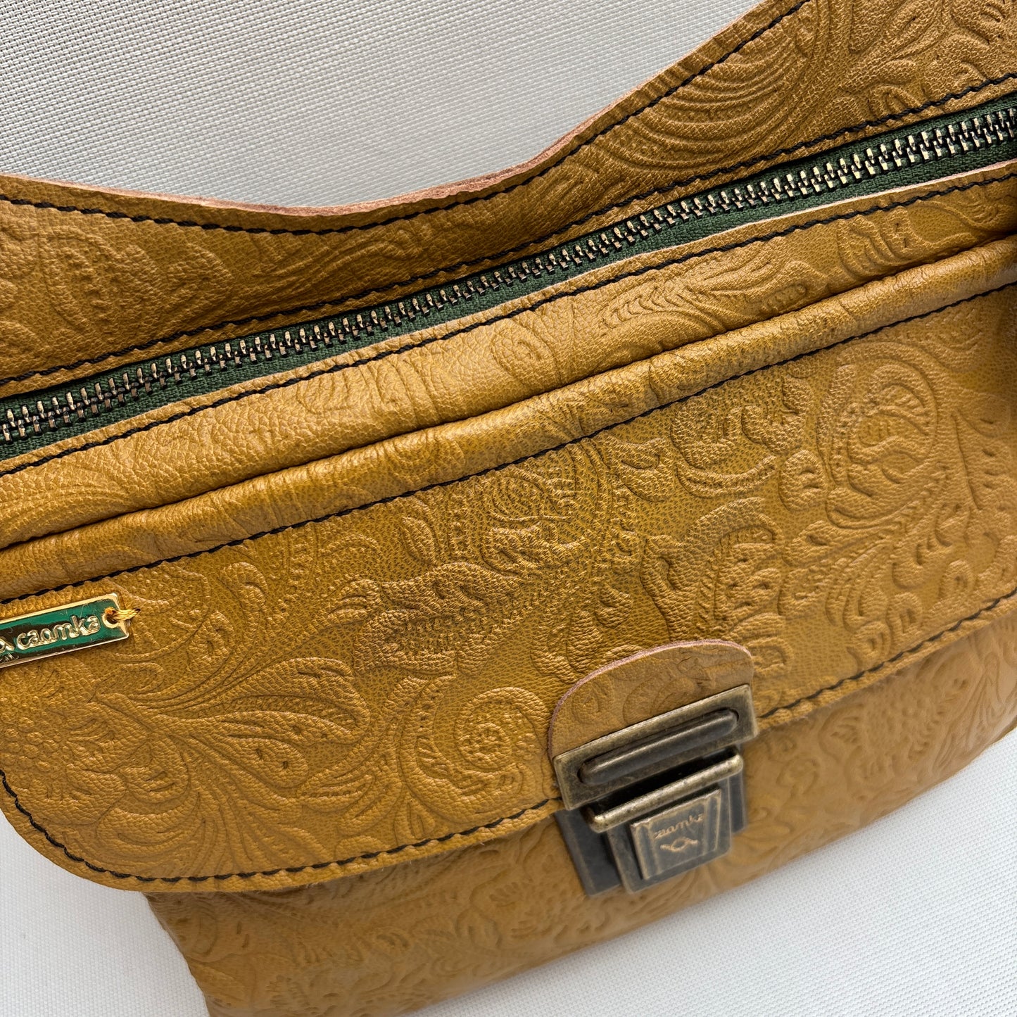Classic Black Old Gold BioCuir® Naturleder Exklusivstück Nr. 13165