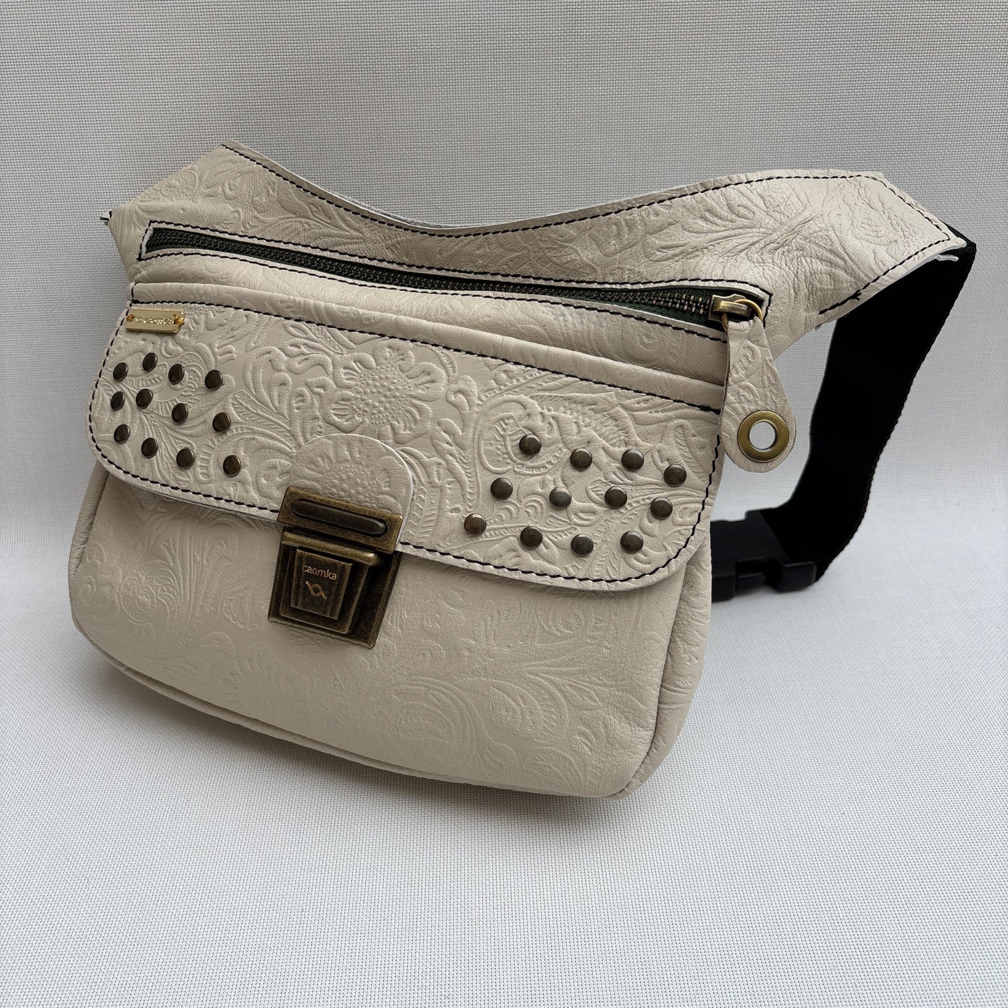 Classic Black Old Gold BioCuir® Naturleder Exklusivstück Nr. 13165