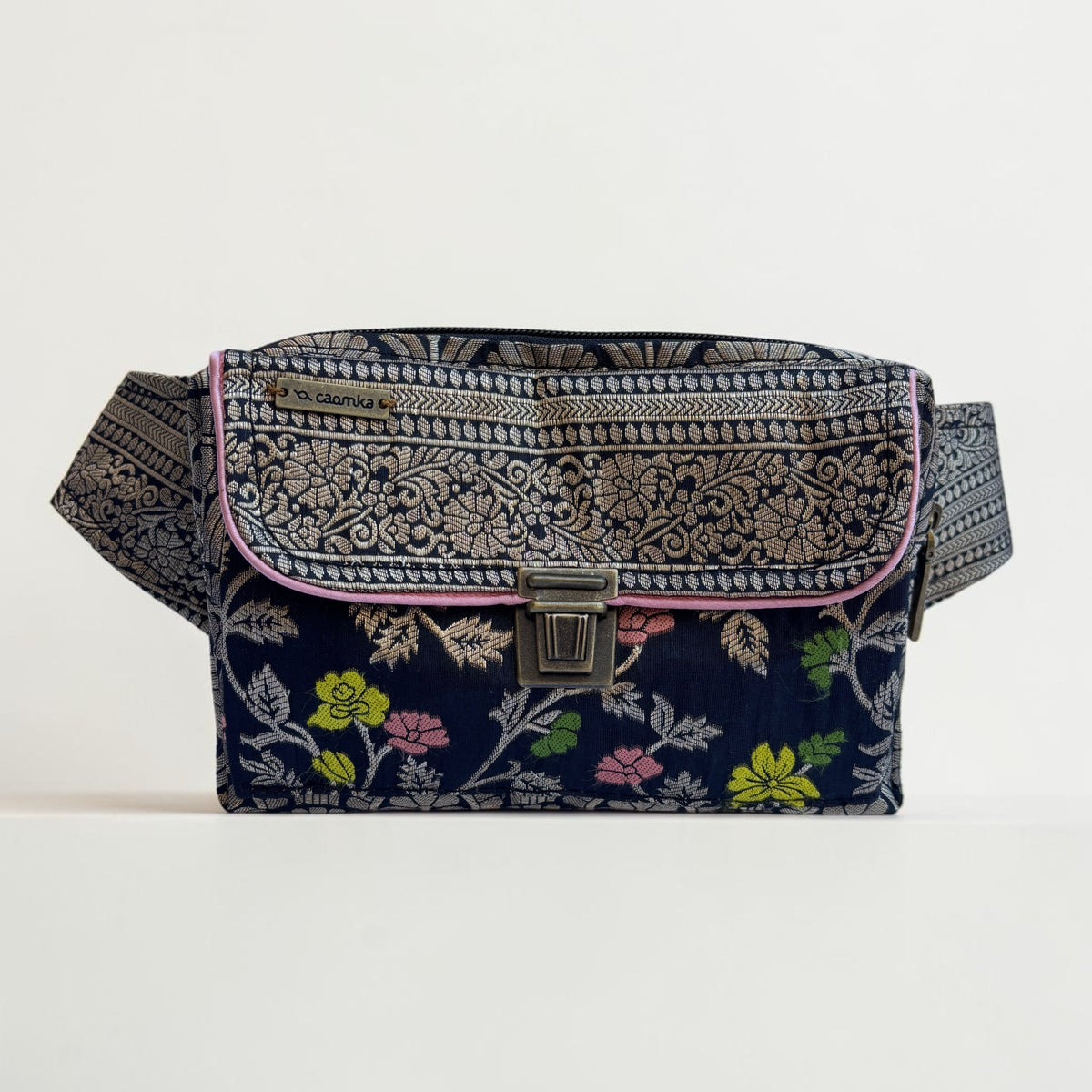 Riñonera Urban "Elegant India Flowers Top" · Pieza Única Núm. 19564