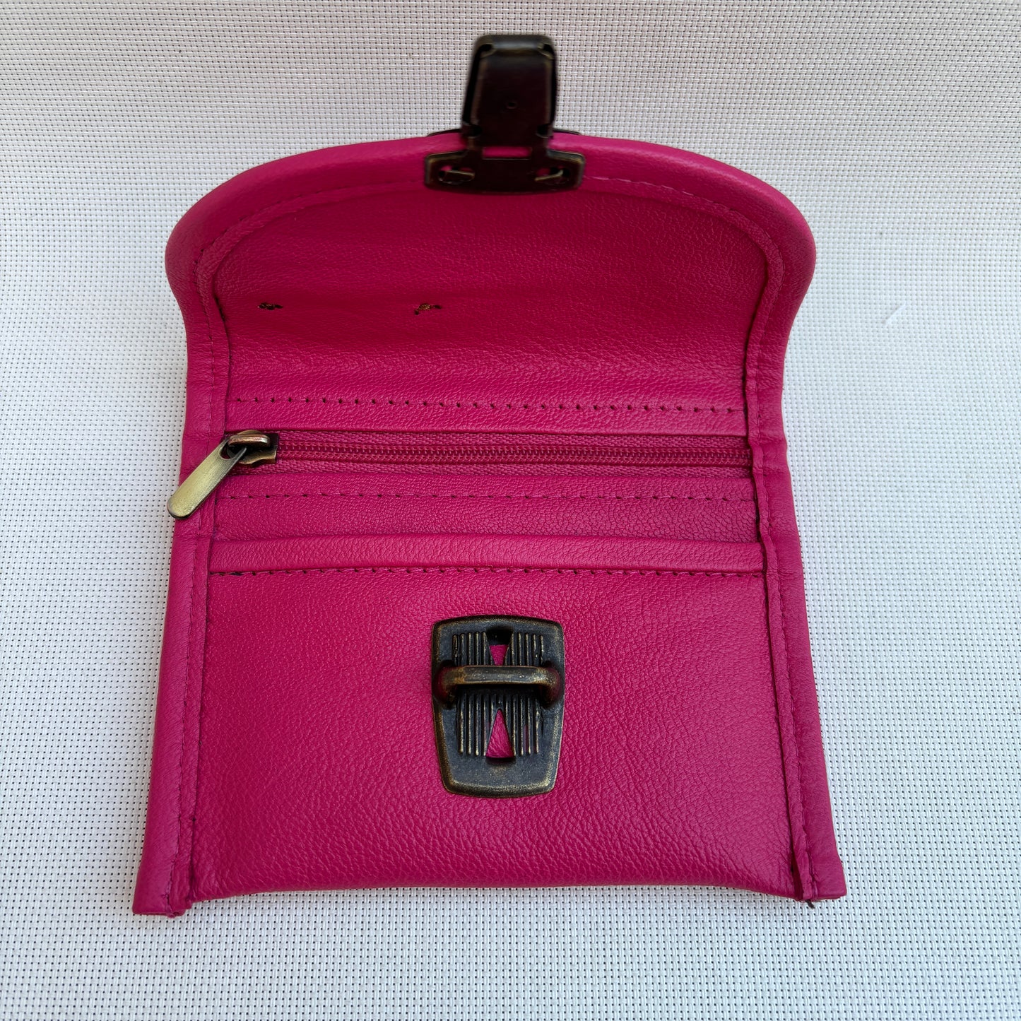 CAOMKA Coin Holder Natural BioCuir® Leather Exclusive Piece No. 12375