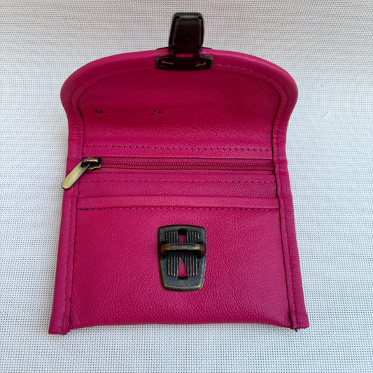 CAOMKA Coin Holder Natural BioCuir® Leather Exclusive Piece No. 12375
