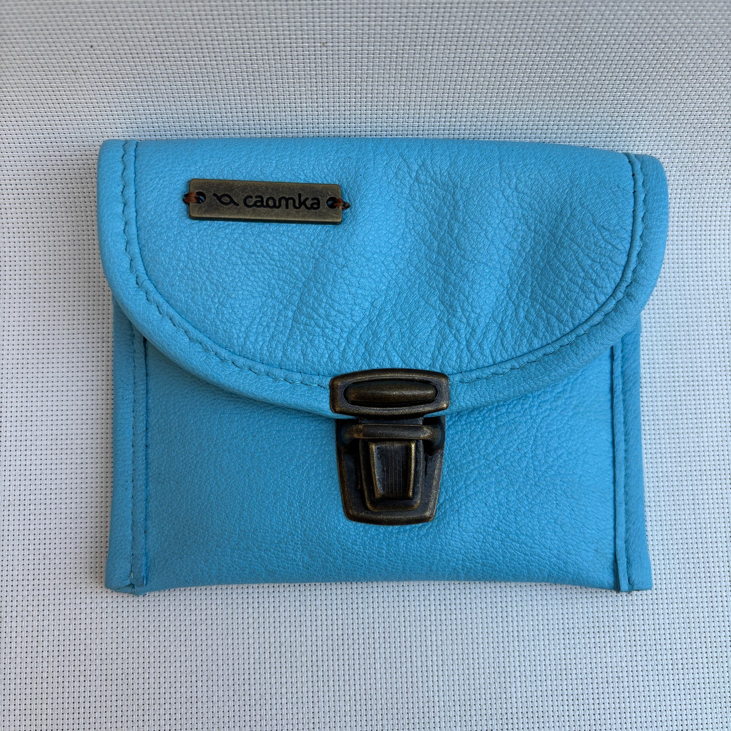 CAOMKA Coin Holder Natural BioCuir® Leather Exclusive Piece No. 12375