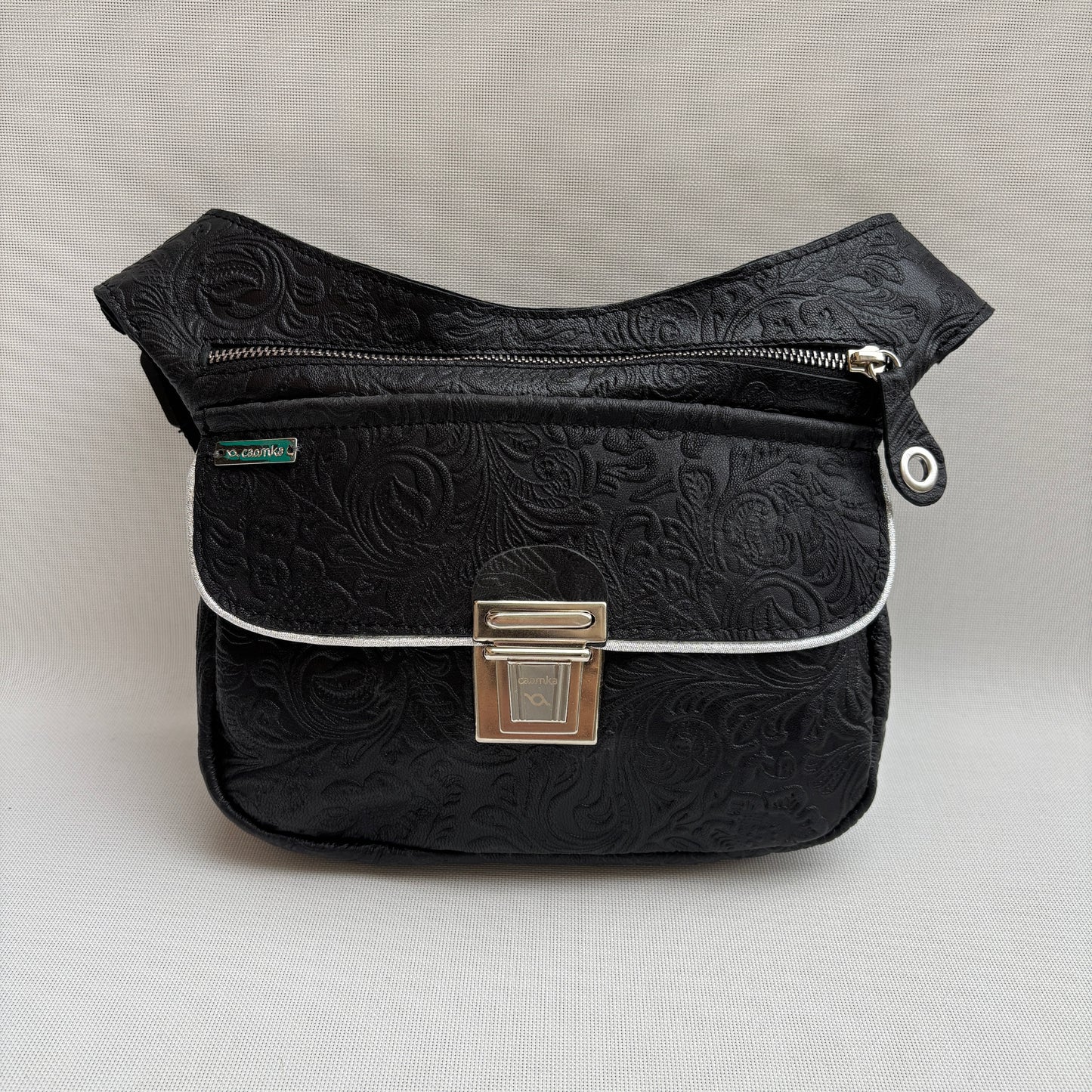 Classic Black Old Gold BioCuir® Naturleder Exklusivstück Nr. 13165