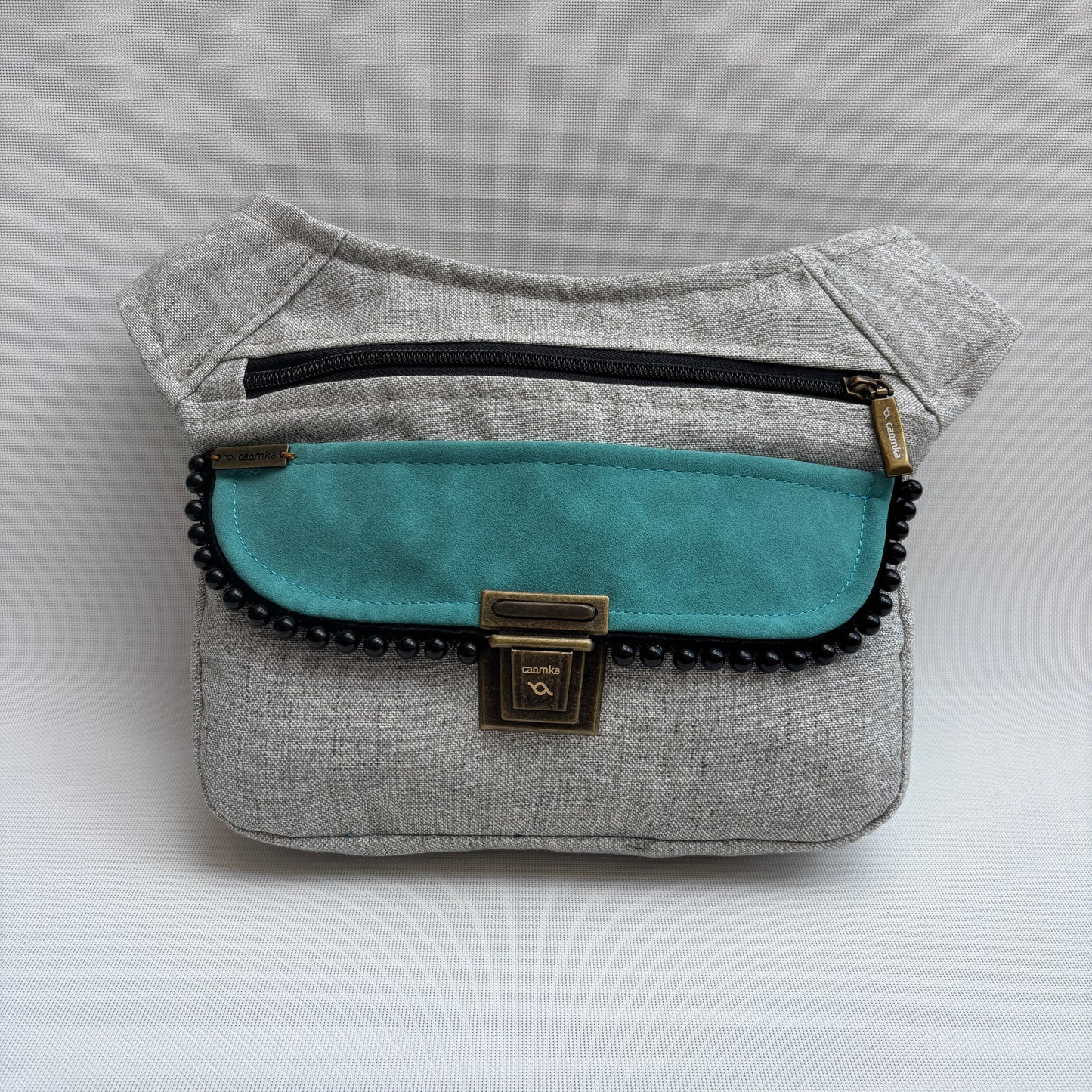 Riñonera "Soft Turquoise" · Pieza Única Núm. 18084
