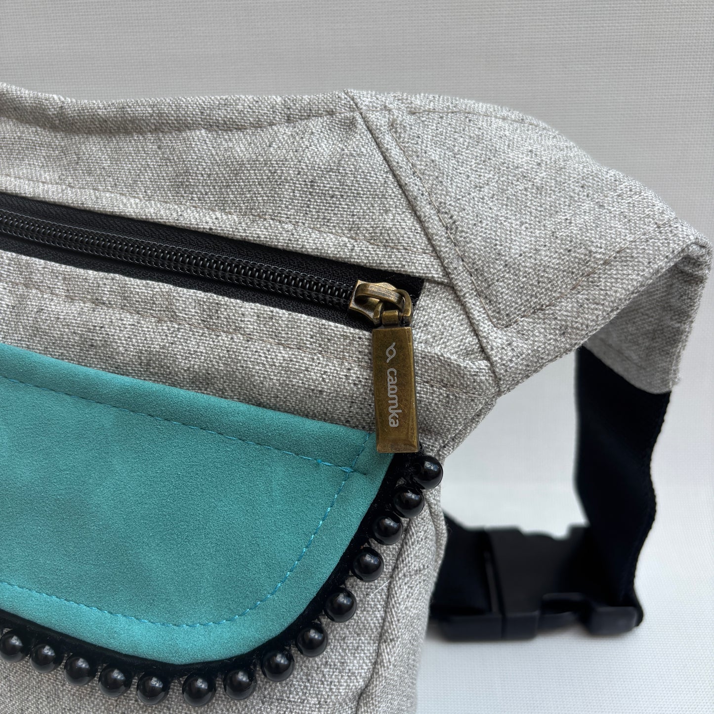Riñonera "Soft Turquoise" · Pieza Única Núm. 18084