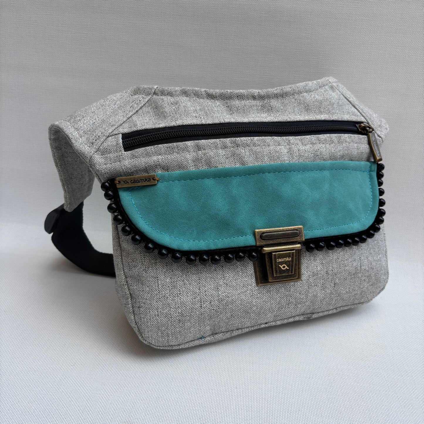 Riñonera "Soft Turquoise" · Pieza Única Núm. 18084