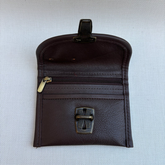 CAOMKA Coin Holder Natural BioCuir® Leather Exclusive Piece No. 12375