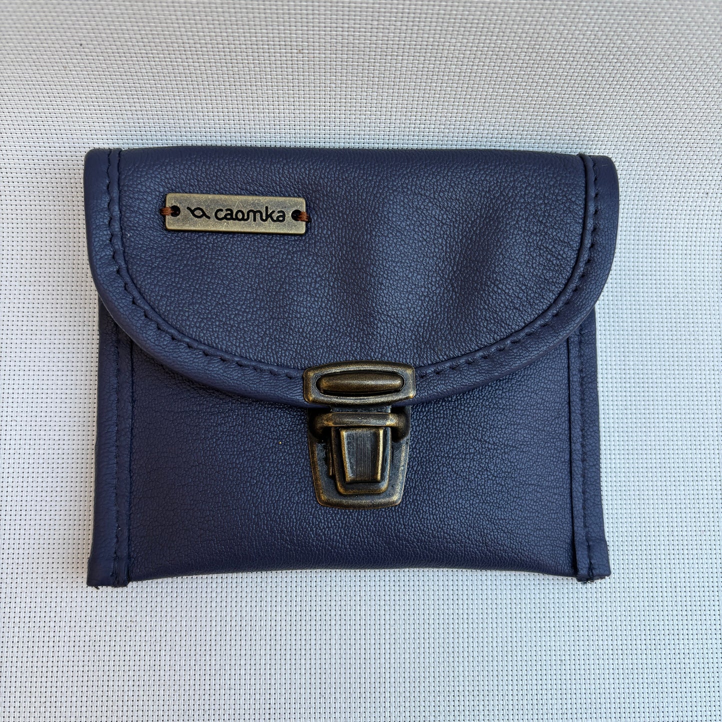 CAOMKA Coin Holder Natural BioCuir® Leather Exclusive Piece No. 12375