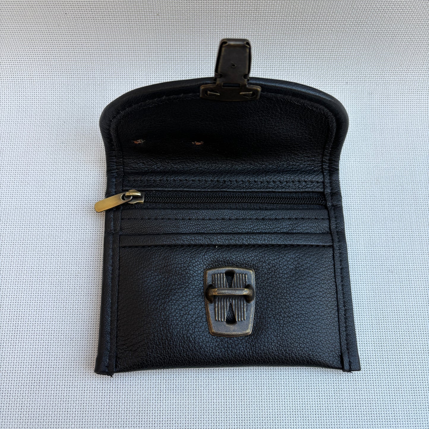 CAOMKA Coin Holder Natural BioCuir® Leather Exclusive Piece No. 12375