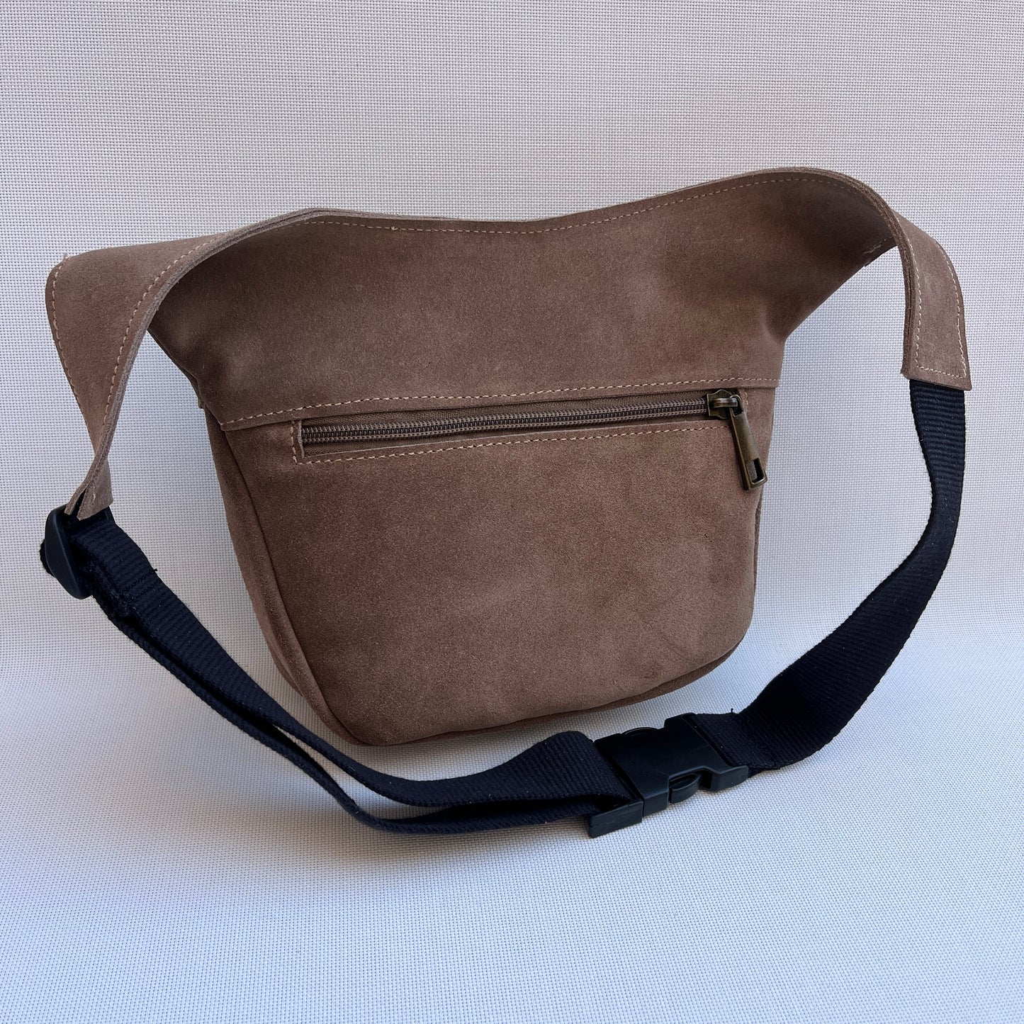 Riñonera "Mini Brown Top" · Piel Serraje · Pieza Exclusiva Núm. 14751