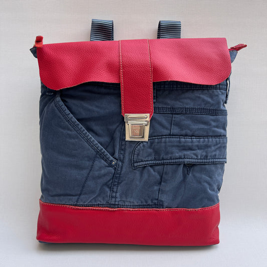 Mochila Top Caomka Recycled ♻️ Jeans · Pieza Única 15516