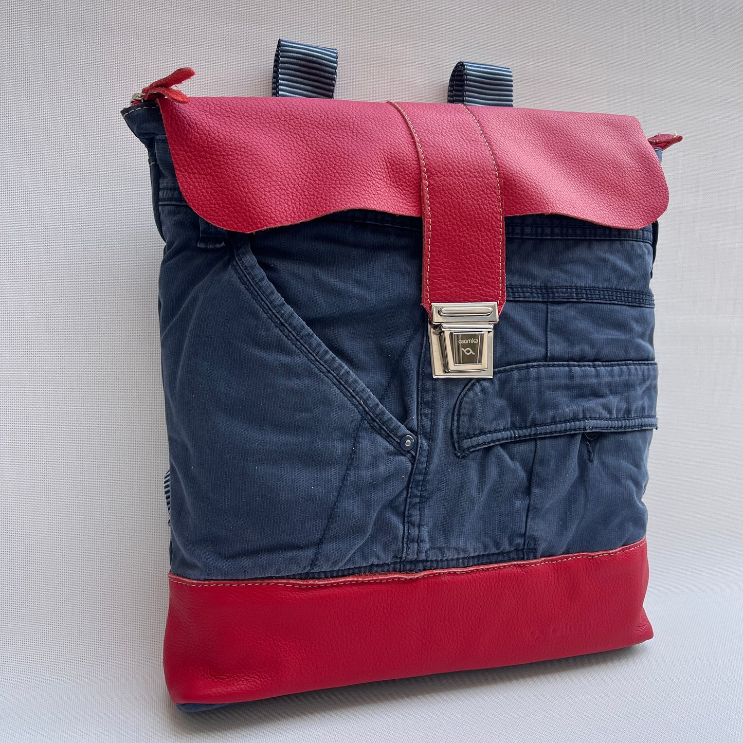 Mochila Top Caomka Recycled ♻️ Jeans · Pieza Única 15516