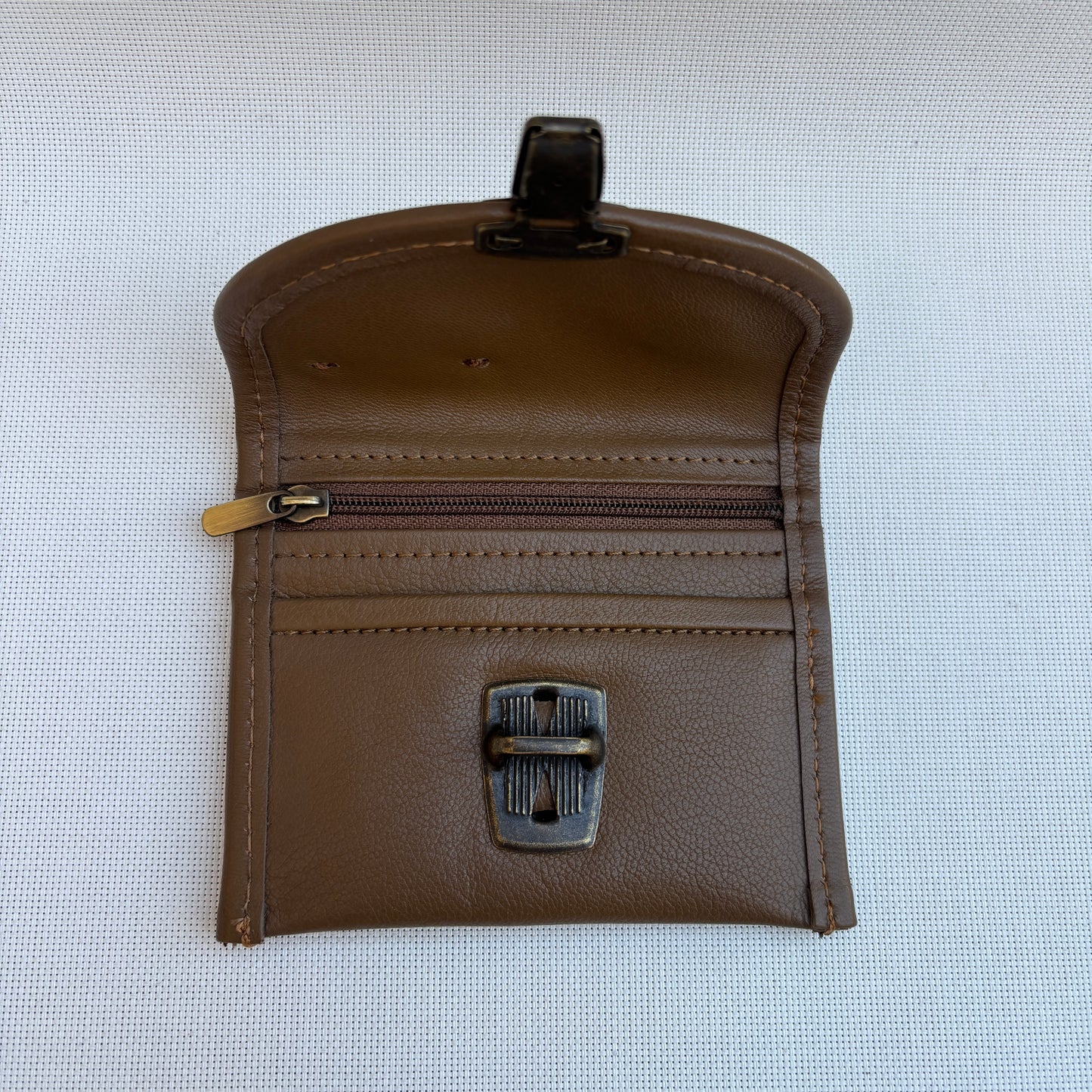 CAOMKA Coin Holder Natural BioCuir® Leather Exclusive Piece No. 12375