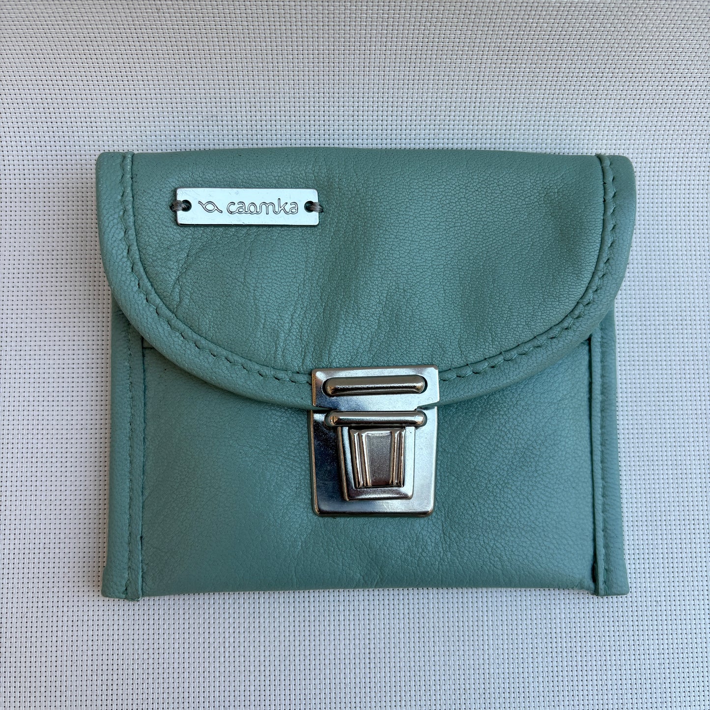 CAOMKA Coin Holder Natural BioCuir® Leather Exclusive Piece No. 12375