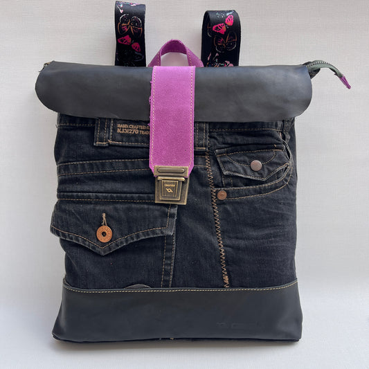 Mochila Top Caomka Recycled ♻️ Jeans · Pieza Única 15517