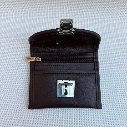 CAOMKA Coin Holder Natural BioCuir® Leather Exclusive Piece No. 12375