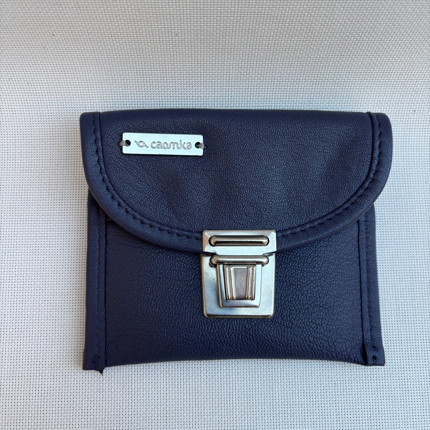 CAOMKA Coin Holder Natural BioCuir® Leather Exclusive Piece No. 12375