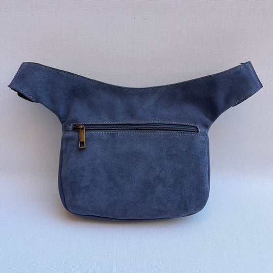Riñonera Blue Jeans· Piel Serraje · Pieza Exclusiva Núm. 14760