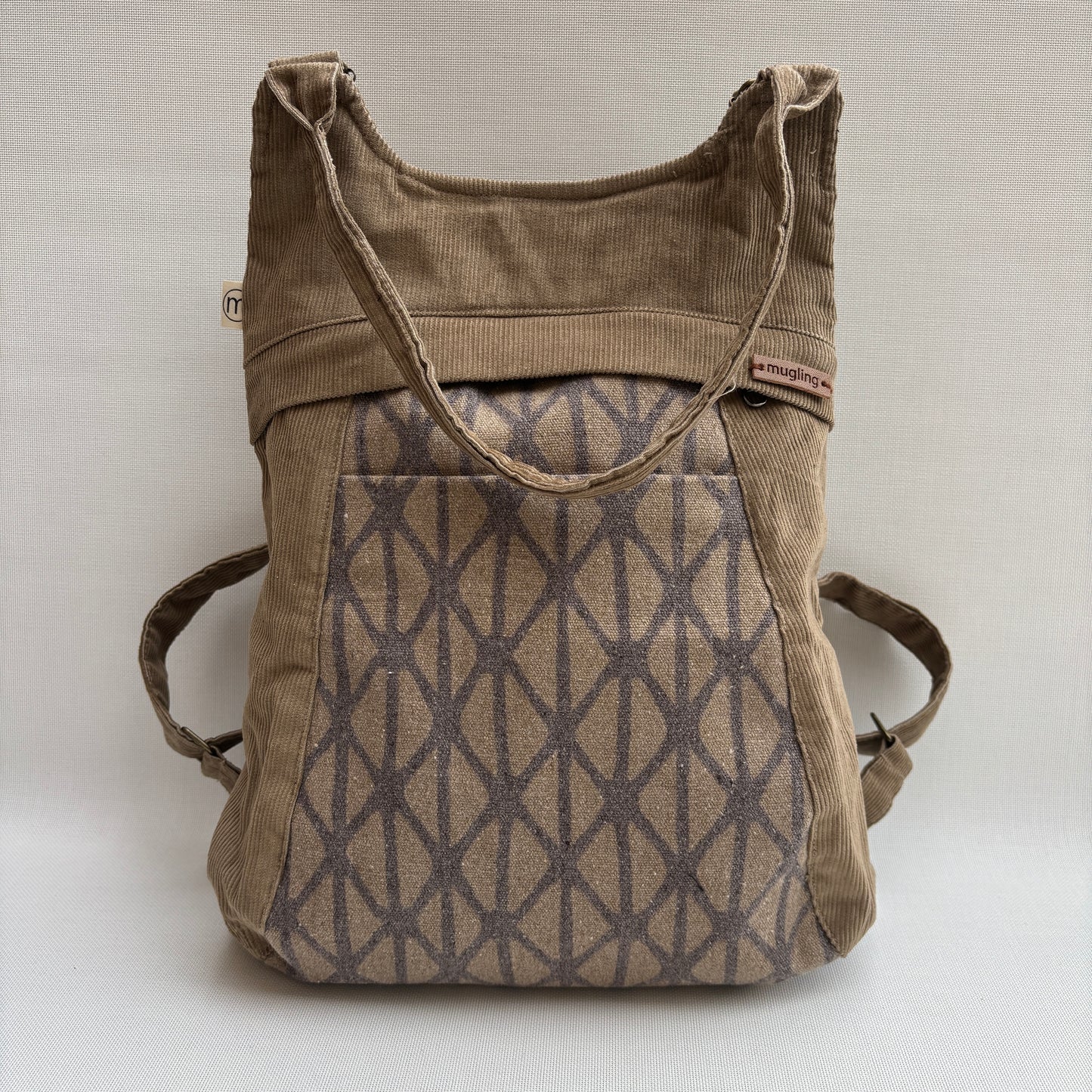 Mochila "Bhaktapur" de Pana en color Camel · Pieza 16414