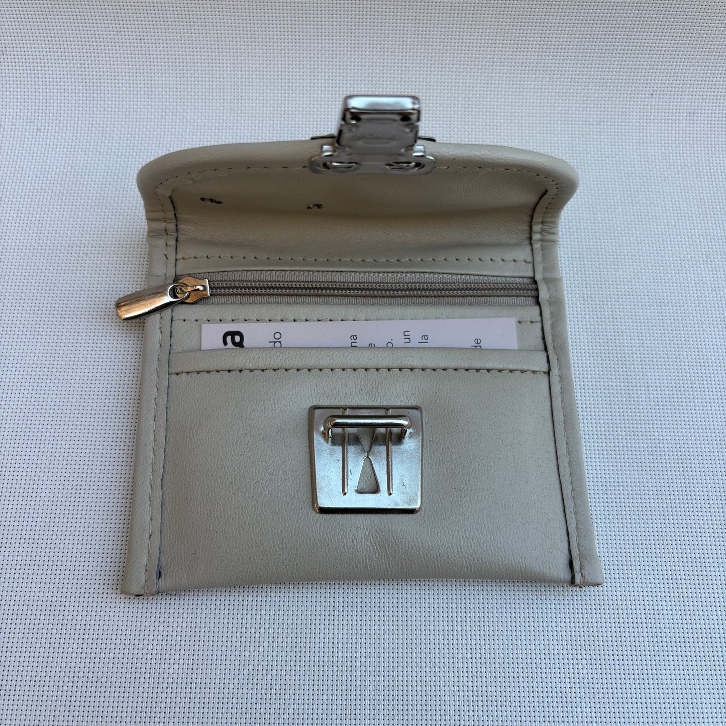 CAOMKA Coin Holder Natural BioCuir® Leather Exclusive Piece No. 12375