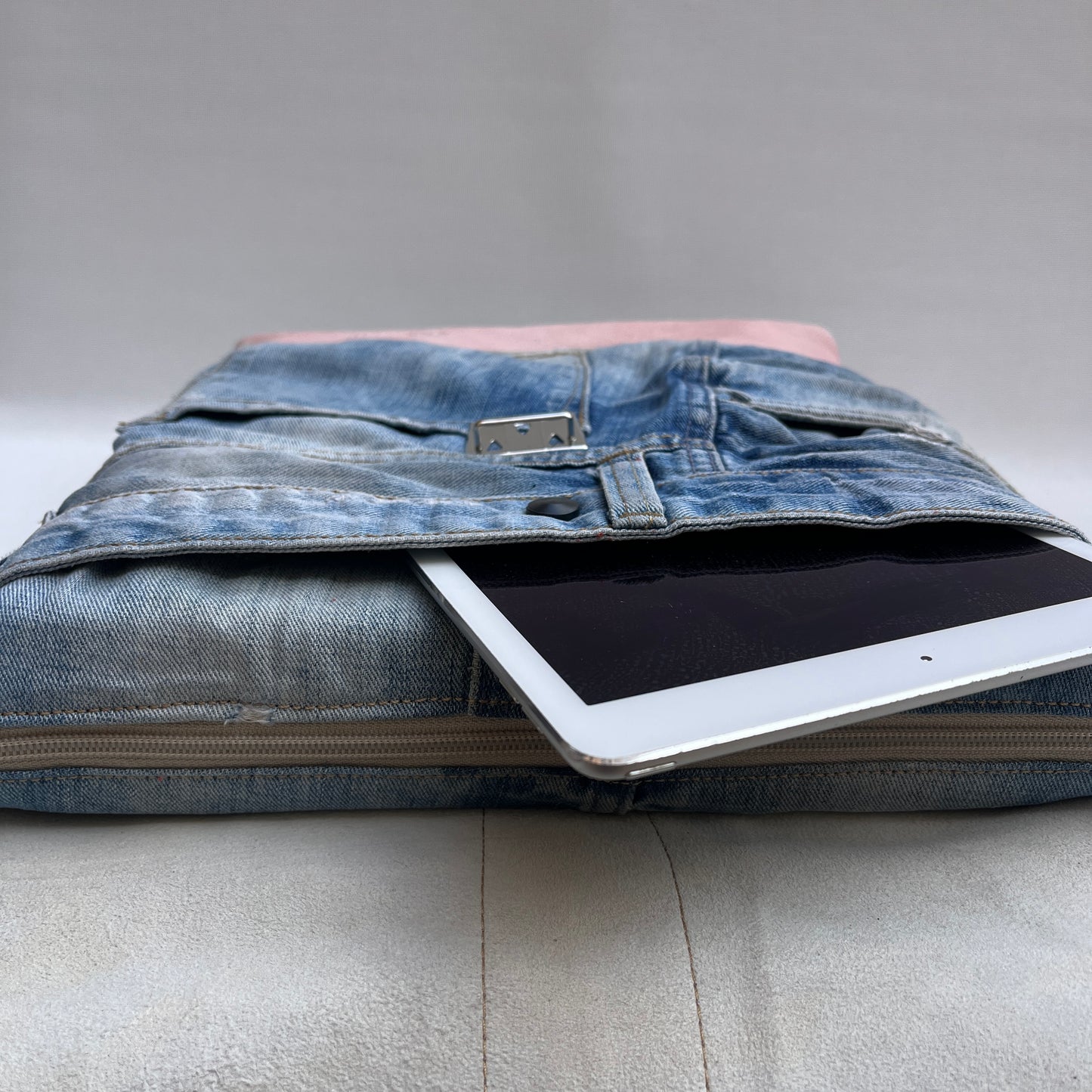 Mochila Top Caomka Recycled ♻️ Jeans · Pieza Única 15673
