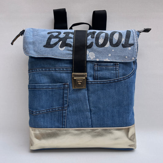 Mochila Top Caomka Recycled ♻️ Jeans · Pieza Única 15574